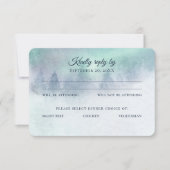 Noorderlicht Aurora Sky Wedding Response Kaart (Voorkant)