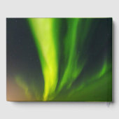 Noorderlicht Aurora Sterrennacht bruiloft Gastenboek (Achterkant)