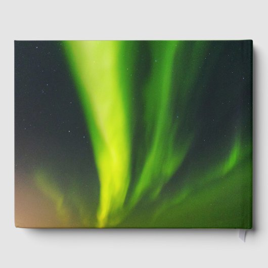 Noorderlicht Aurora Sterrennacht bruiloft Gastenboek (Achterkant)