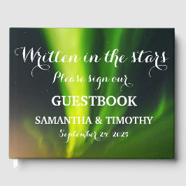 Noorderlicht Aurora Sterrennacht bruiloft Gastenboek