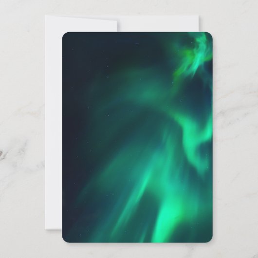 noorderlicht avonduitnodiging kaart (Achterkant)