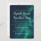 noorderlicht avonduitnodiging kaart (Voorkant)