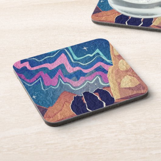 Noorderlicht Beren Bier Onderzetter (Linkerzijde)