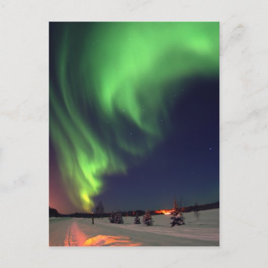Noorderlicht bij Bear Lake Briefkaart (Voorkant)