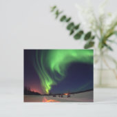 Noorderlicht bij Bear Lake Briefkaart (Staand voorkant)