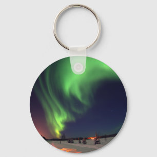 Noorderlicht bij Bear Lake Sleutelhanger