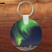 Noorderlicht bij Bear Lake Sleutelhanger (Voorkant)