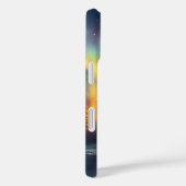 Noorderlicht bij de meer sterren Case-Mate iPhone case (Achterkant / Rechts)