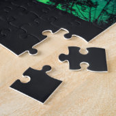 Noorderlicht Bomen Legpuzzel (Zijkant)