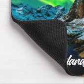 Noorderlicht boven de Lofoten, Noorwegen Muismat (Hoek)