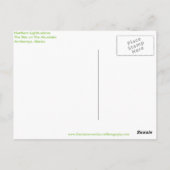 Noorderlicht boven de ster op de berg briefkaart (Achterkant)