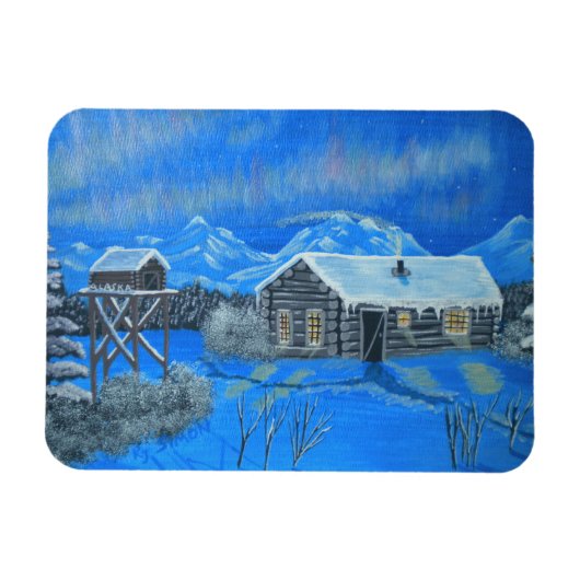 Noorderlicht Cabine Magneet (Horizontaal)