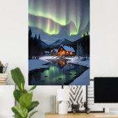 Noorderlicht Cabine Poster (Thuiskantoor)