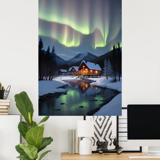 Noorderlicht Cabine Poster (Thuiskantoor)