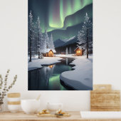 Noorderlicht Cabine Poster (Keuken)