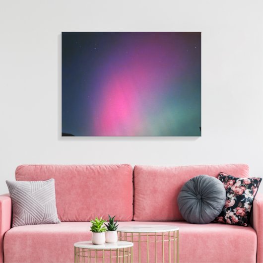 Noorderlicht canvas afdruk (Insitu (Woonkamer))