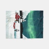 noorderlicht fleece deken (Voorkant (Horizontaal))