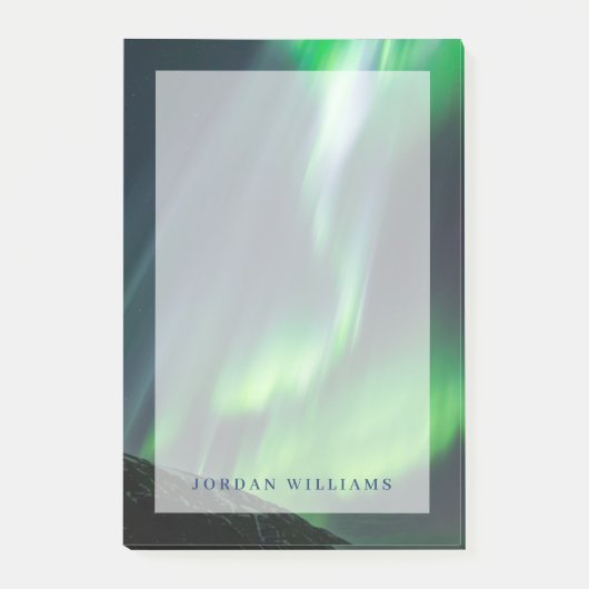 Noorderlicht gloeiend | Noord-IJsland Post-it® Notes (Voorkant)