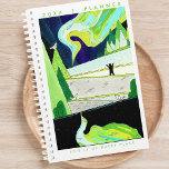 Noorderlicht Happy Place Planner<br><div class="desc">Blijf georganiseerd en geïnspireerd met onze niet-gedateerde Monthly Planner met een prachtige illustratie van het betoverende Noorderlicht. Omarm de vrolijke en vreugdevolle vibes die tot leven zijn gebracht door de felle kleuren en originele unieke kunst, met aandacht voor vrouwen die zowel functionaliteit als creativiteit in hun planners waarderen. Deze maandelijkse...</div>
