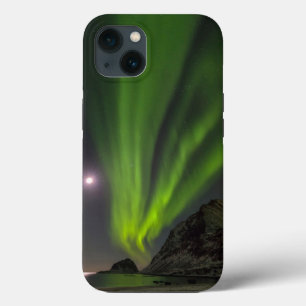 Noorderlicht   Haukland Beach Island Noorwegen Case-Mate iPhone Case