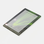 Noorderlicht | Haukland Beach Island Noorwegen Post-it® Notes (Schuin)