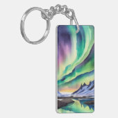 Noorderlicht IJslandse Sleutelhanger (Voorkant Links)