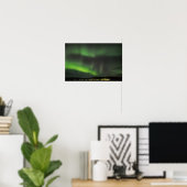 Noorderlicht in de lucht poster (Thuiskantoor)