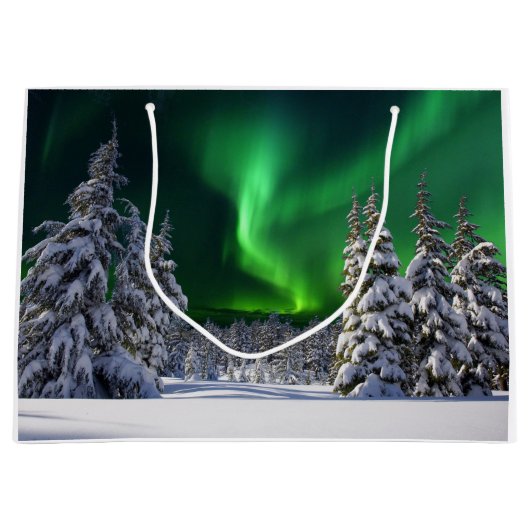 Noorderlicht in de winter groot cadeauzakje (Voorkant)