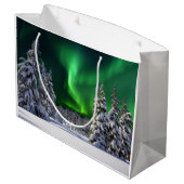 Noorderlicht in de winter groot cadeauzakje (Achterkant Gekanteld)