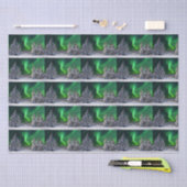 Noorderlicht in de winter tissuepapier (Craft)