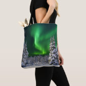 Noorderlicht in de winter tote bag (Dichtbij)