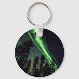 Noorderlicht in Fins Lapland Sleutelhanger