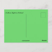 Noorderlicht in IJsland Briefkaart (Achterkant)