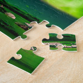 Noorderlicht in IJsland Legpuzzel (Zijkant)