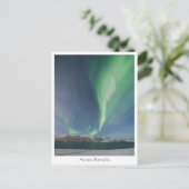 Noorderlicht in Noorwegen Briefkaart (Staand voorkant)