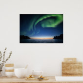 Noorderlicht in Noorwegen Poster (Keuken)