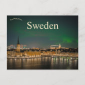Noorderlicht in Stockholm Zweden Briefkaart (Voorkant)