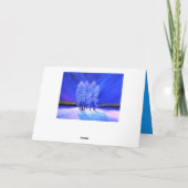 Noorderlicht Kerst Feestdagen Kaart (Achterkant)