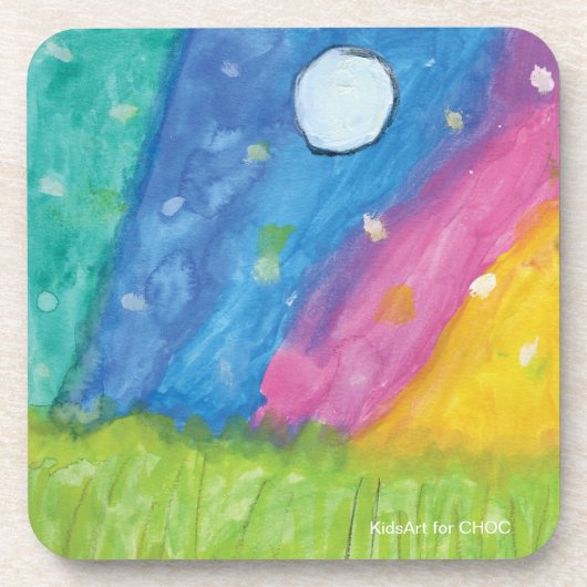 Noorderlicht - KidsArt voor CHOC Bier Onderzetter (Voorkant)