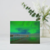 Noorderlicht | Lake Winnipeg Canada, Manitoba Briefkaart (Staand voorkant)