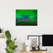 Noorderlicht | Lake Winnipeg Canada, Manitoba Poster (Thuiskantoor)