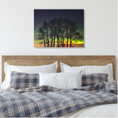 Noorderlicht | Manitoba Canada Grande Pointe Canvas Afdruk (Insitu (Slaapkamer))