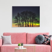 Noorderlicht | Manitoba Canada Grande Pointe Canvas Afdruk (Insitu (Woonkamer))