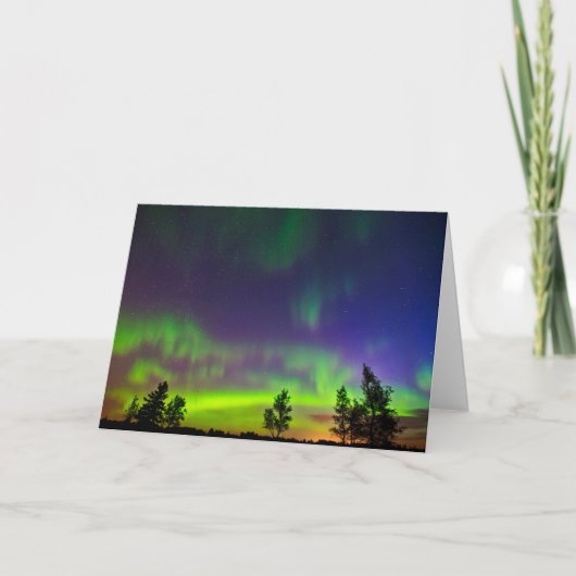 Noorderlicht | Manitoba Canada Kaart (Voorkant)