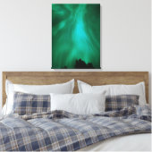 Noorderlicht Nacht | Ontario, Canada Canvas Afdruk (Insitu (Slaapkamer))