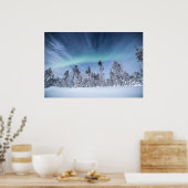 Noorderlicht Noord-Noorwegen Poster (Keuken)