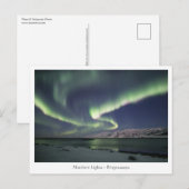 Noorderlicht Noorwegen Briefkaart (Voorkant / Achterkant)
