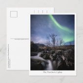 Noorderlicht Noorwegen Briefkaart (Voorkant / Achterkant)