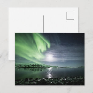 Noorderlicht Noorwegen Briefkaart