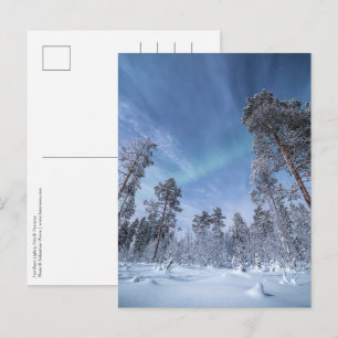 Noorderlicht Noorwegen Briefkaart